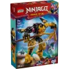 Conjunto de construção LEGO NINJAGO 71839 Arins Spinjitzu Mech de combate, 213 peças, 2 minifiguras, altura 160 mm