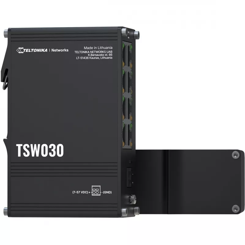 Switch Ethernet industrial Teltonika TSW, não gerido, 8 portas