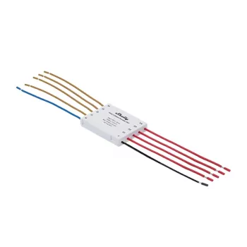 Desacoplador de 4 canais Shelly Shelly_4CD 230V – interface de relé para calha DIN para quatro circuitos