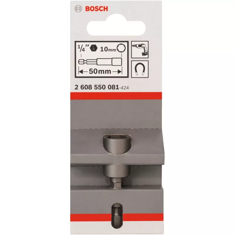 Acessórios de chave de caixa Bosch Extra Hard 1 unid. haste sextavada M6 50 mm