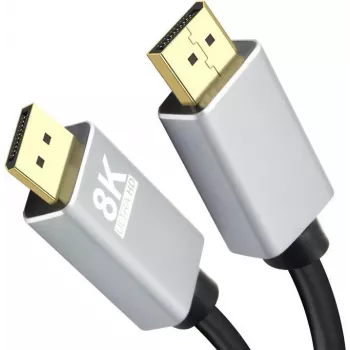 Cabo DisplayPort helos 288446, suporte de resolução 8K, 5,0 m, preto