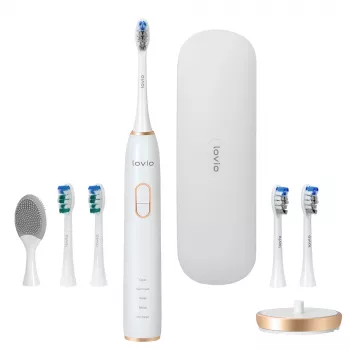 Escova de dentes elétrica LOVIO_Home SonicProtect PRO branco LVTB124WH