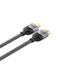 Cabo HDMI Unitek C11093RGY01 8K 10 m, HDMI 2.1, 48 Gbit/s, 144 Hz, ARC, banhado a ouro, cinzento