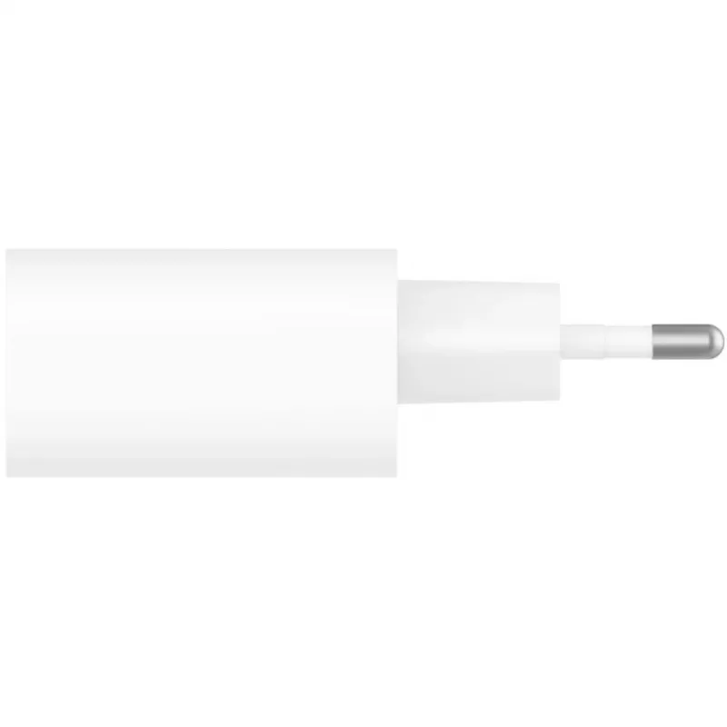 Carregador rápido de CA Belkin WCA004vfWH para smartphone e tablet, branco, interior