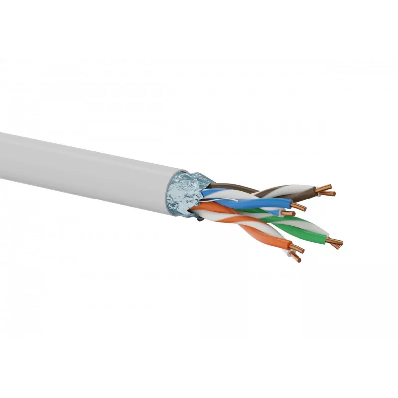 KIF5PVC305 cabo de rede F/UTP Cat5e, 305 m, cinzento