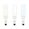 Candeeiro de secretária LED LB-24 com relógio