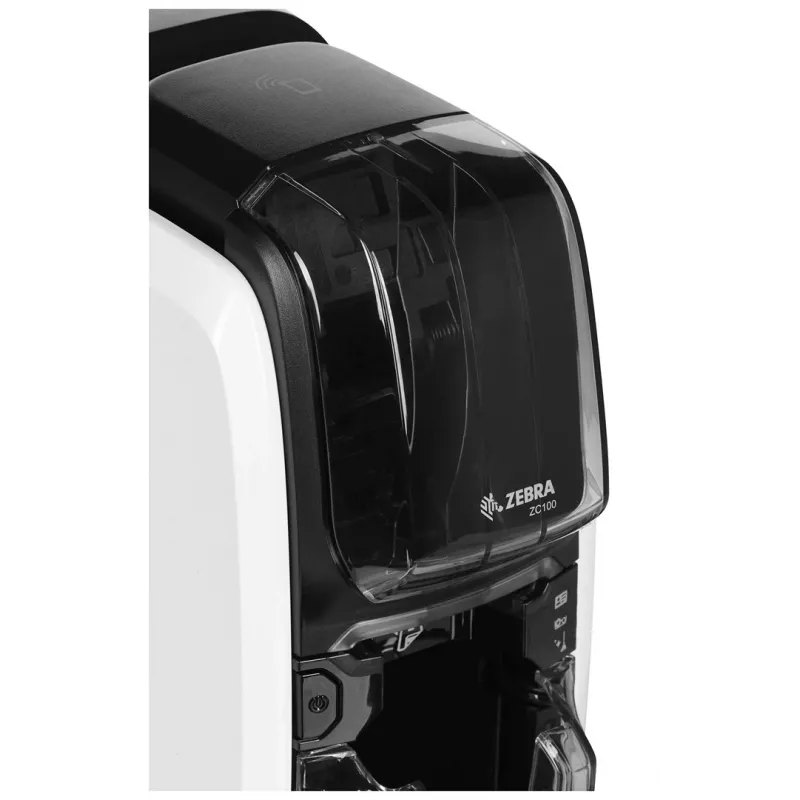 Zebra ZC100 impressora de cartões de plástico sublimação de cor/transferência térmica cor 300 x 300 DPI