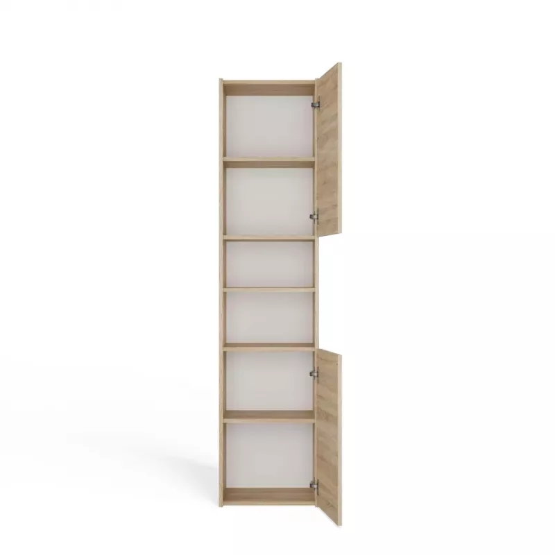 Top E Shop S40 SONOMA móvel de arrumação para casa de banho, carvalho