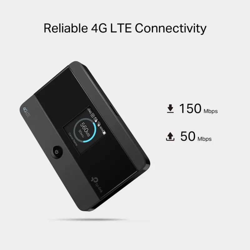 Router Wi-Fi móvel 4G LTE TP-LINK M7352 150Mbps — hotspot portátil com slot microSD