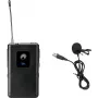 Microfone lavalier Omnitronic UHF-E Series 527,5 MHz — microfone lavalier com fios para voz e apresentações