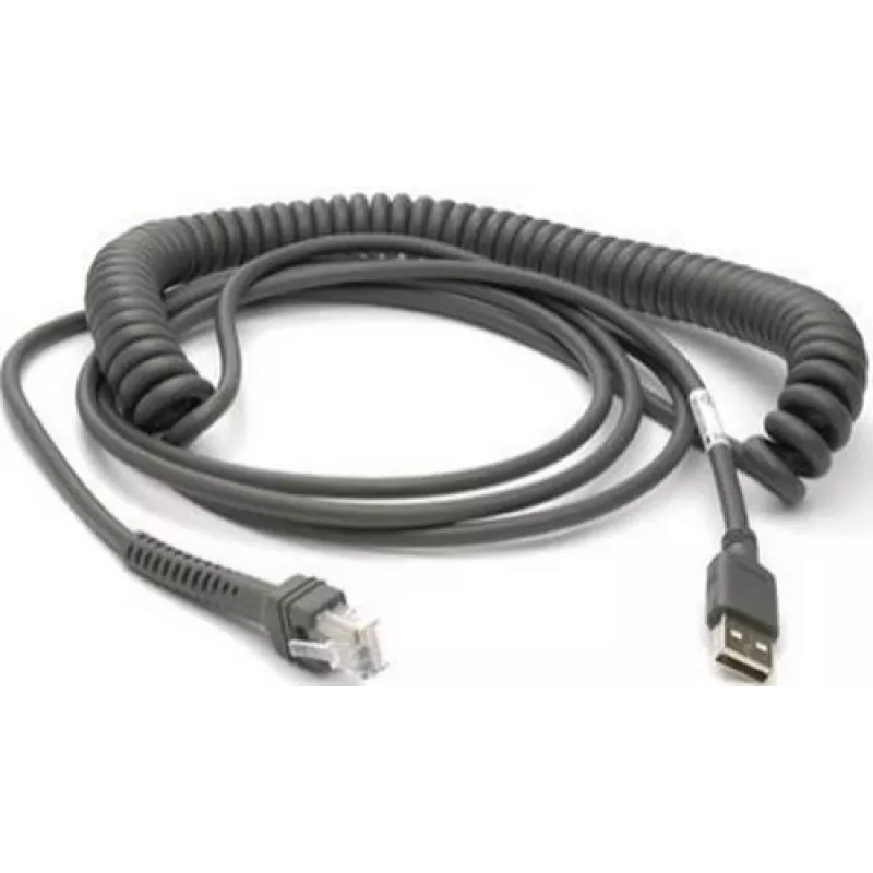 Cabo USB Datalogic Cabo USB, Type-A, em espiral, 3,6m (CAB-467)