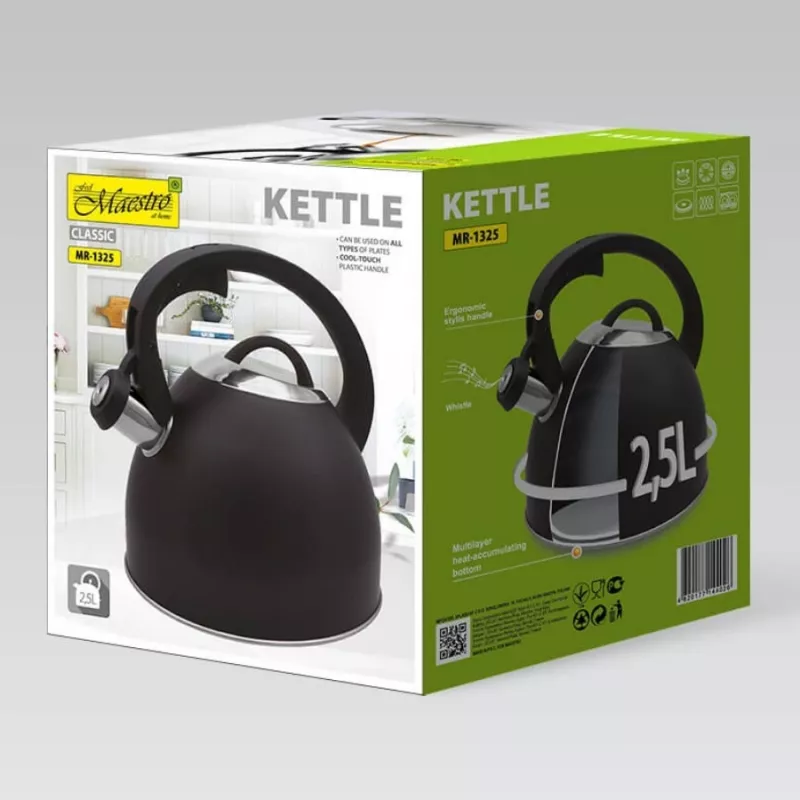 Chaleira Maestro MR-1325 2,5L preta