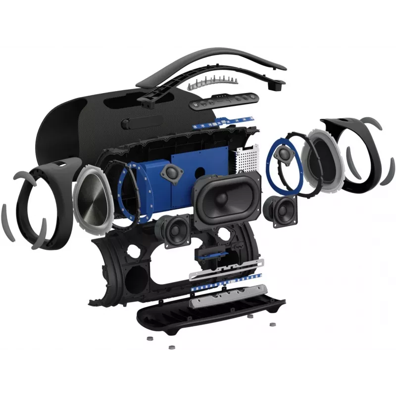 Sencor Resonex Mega coluna Bluetooth portátil, 190 W, IPX7, TWS, LED