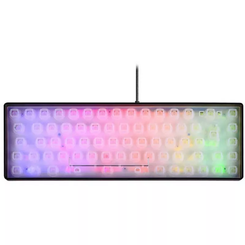 Teclado gaming Deltaco DK240 mini 60% USB, RGB preto