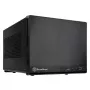 SilverStone SUGO 13 - Desktop - Mini-DTX - sem fonte de alimentação (AT / PS/2) - preto - USB/Áudio (SST-SG13B-Q)