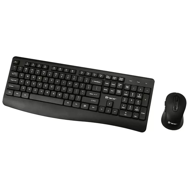 Kit de teclado e rato sem fios Tracer Bartix II RF Nano, 2,4 GHz, preto