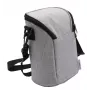 Bolsa térmica Olympia BT 50 — preto/cinzento, fecho de correr, 225×170×110 mm