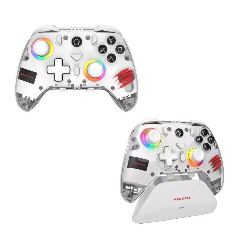 Comando de jogos Mad Catz C.A.T. 17 CUSTOMIZABLE — gamepad com fios, botões programáveis, design ergonómico