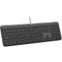 Teclado com fios LOGITECH Signature Slim K620 para empresas - GRAPHITE - US INT'L - USB - N/A - INTNL-973 - USB-C