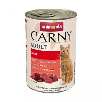 ANIMONDA Carny Adult Vaca – Alimento húmido para gatos – 400 g