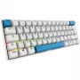 Teclado Sharkoon SGK50 S4 Home USB QWERTZ alemão branco 60% RGB LED