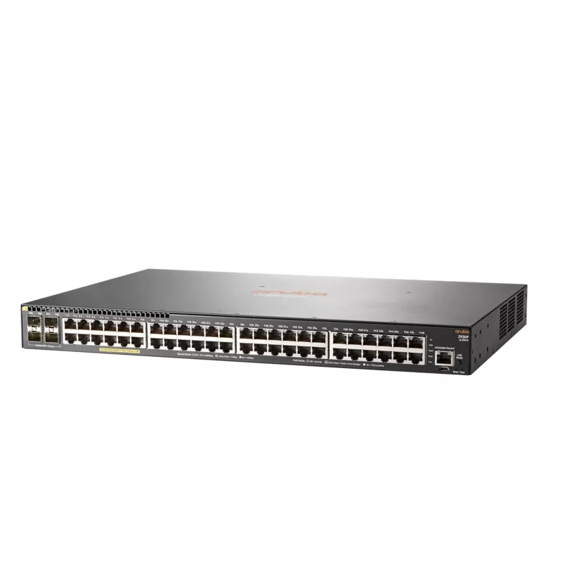 HPE Aruba Networking 2930F 48G PoE+ 4SFP+ – switch – L3 – gerido – 48 x 10/100/1000 (PoE+)