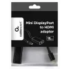 Cabo adaptador de vídeo Gembird A-MDPM-HDMIF-02 Mini DisplayPort HDMI Type-A (Standard) preto