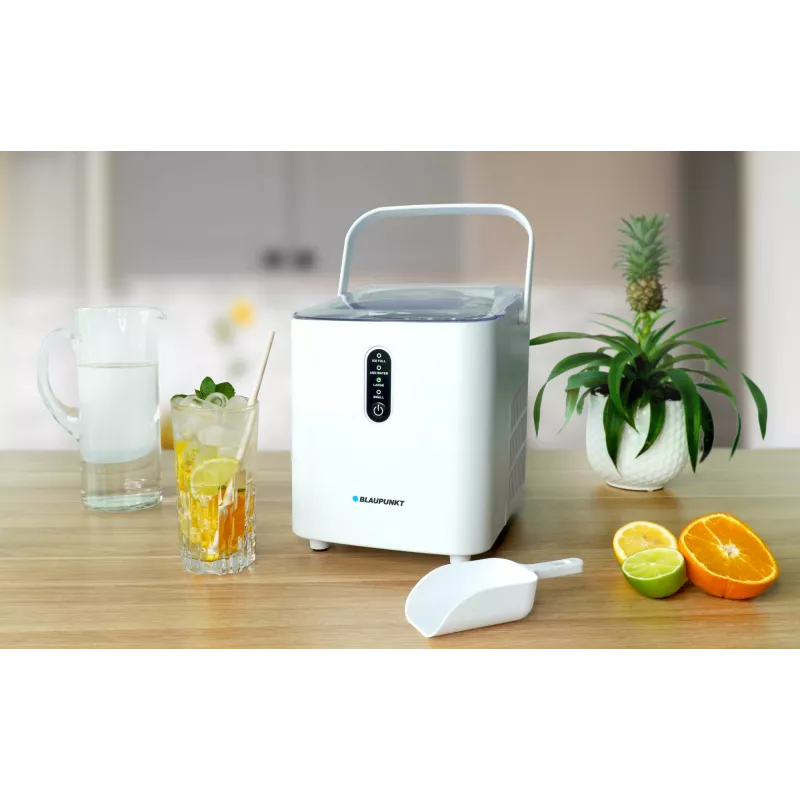 Máquina de fazer gelo BLAUPUNKT IMB201 design compacto produção rápida de gelo