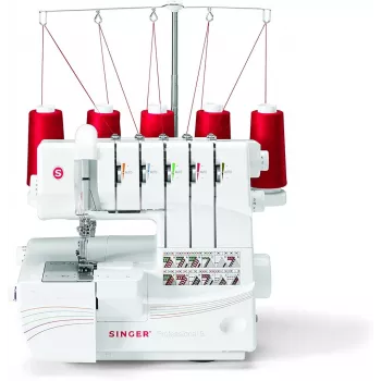 Máquina de costura overlock Singer 14T968, energia elétrica, branco