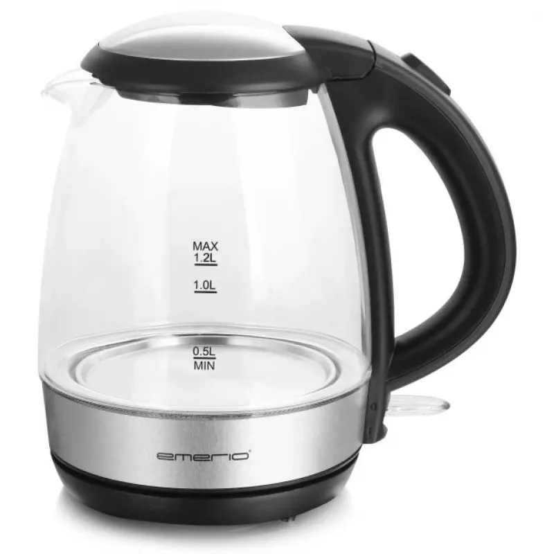 Chaleira elétrica Emerio 1,2L 2200W vidro