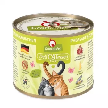 GRANATAPET DeliCATessen faisão e coelho - comida húmida para gatos - 200 g