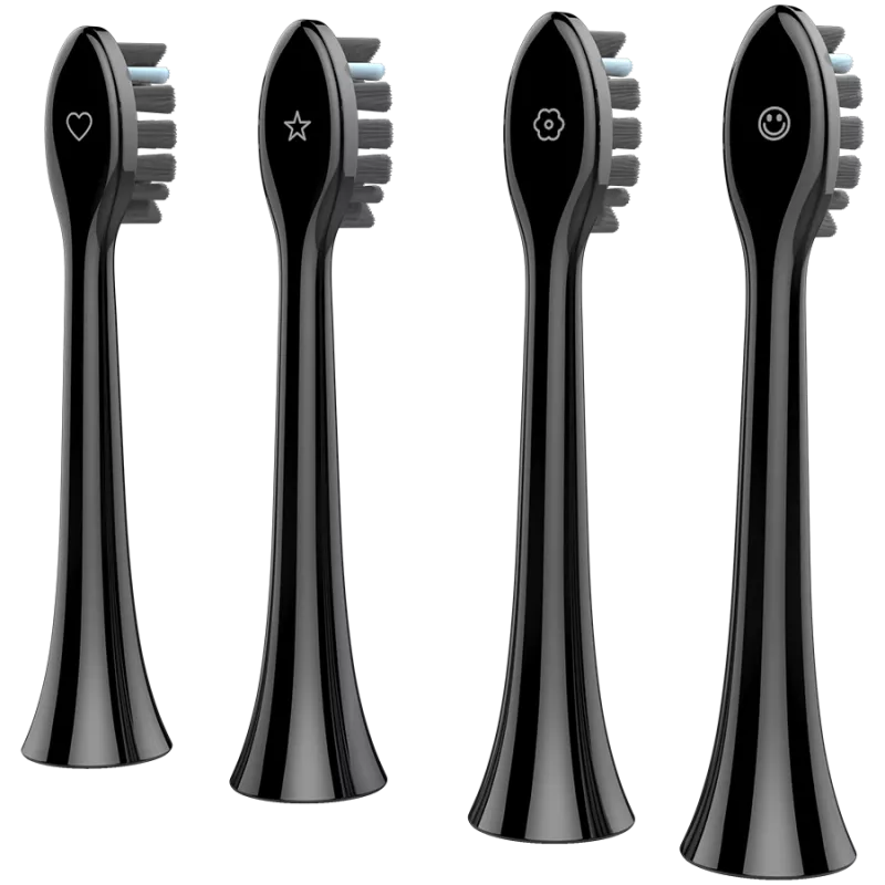 Escova de dentes elétrica sónica AENO Sonic DB6: preto, 5 modos, carregamento sem fios, 46000 rpm, 40 dias sem carregar, IPX7