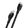 Cabo de carregamento rápido Baseus Flash 2 USB A para USB C 2 m 100 W preto