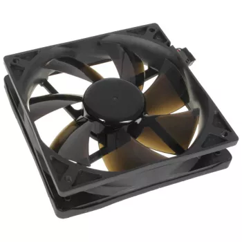 Ventoinha para caixa NoiseBlocker BlackSilentPro PLPS 120 mm, 1500 rpm, 100 m³/h, 4,5 V, preto