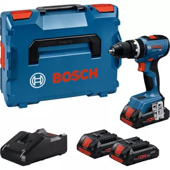Chave de impacto sem fio Bosch GSB 18V-65 2 baterias de 4,0Ah