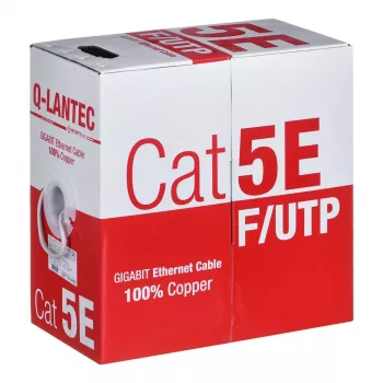 Cabo de rede Alantec KIF5PVC305Q Cat5e F/UTP (FTP) 305 m cinzento