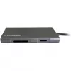 Dock para portátil LC-Power LC-HUB-C-MULTI-5 USB 3.2 Gen 1 Type-C com fios