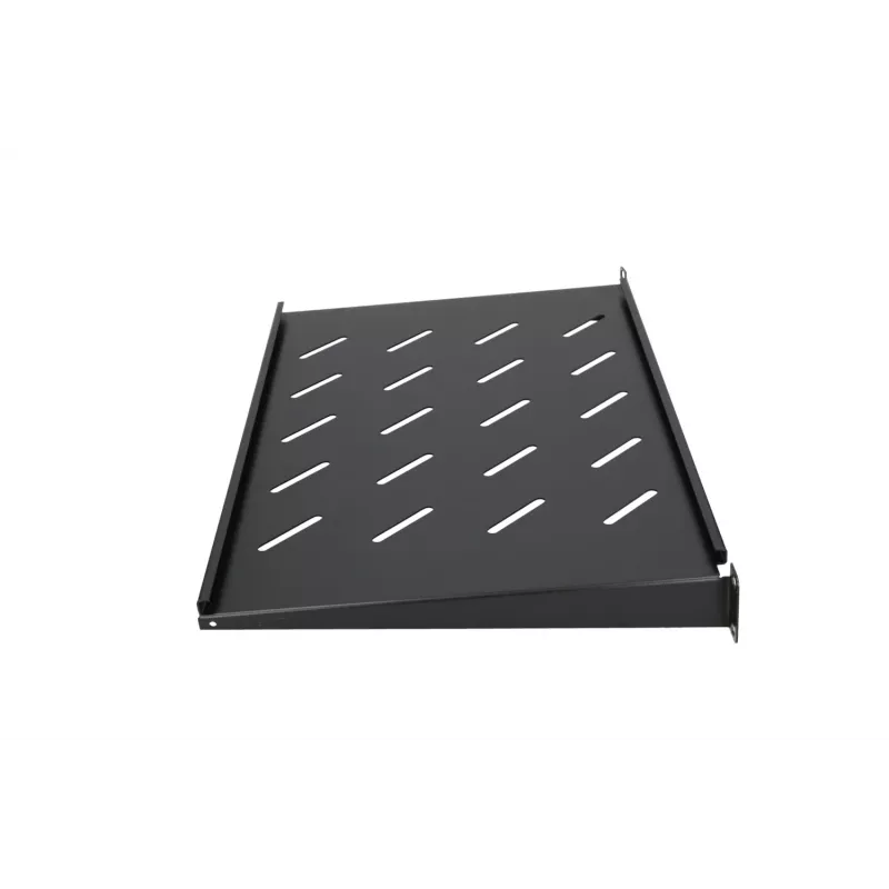 Prateleira Extralink SHELF 1U para armários de parede de 19 polegadas, 1U, 300 mm, preta, metal
