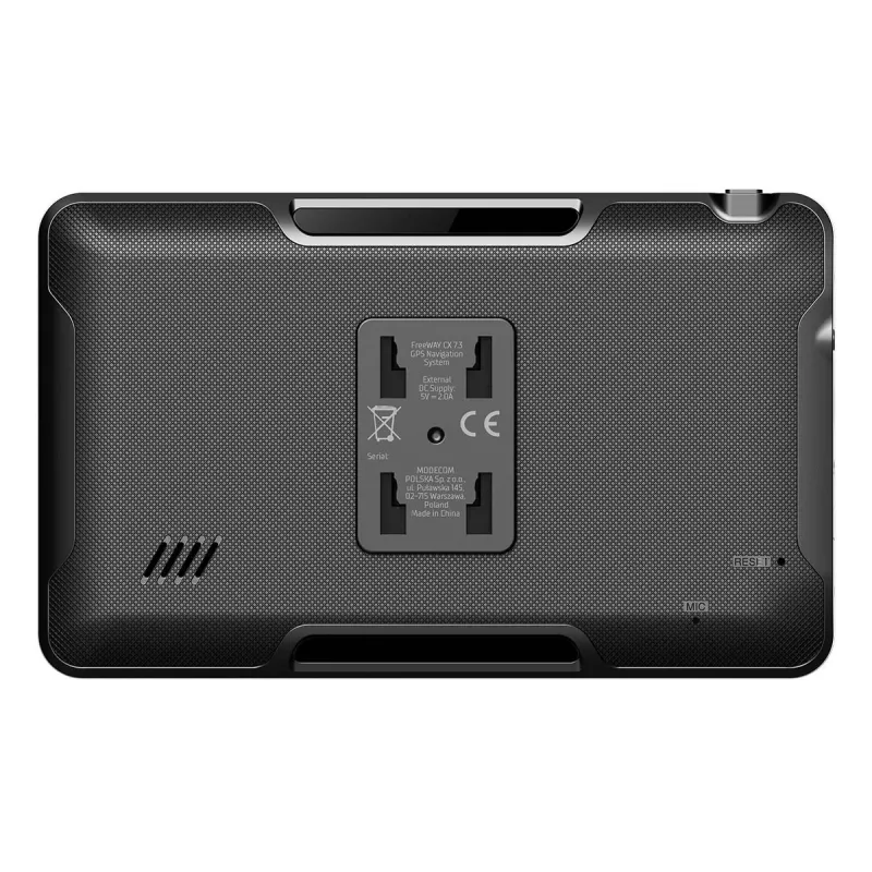 Navegação automóvel MODECOM FreeWAY CX 7.3 iGO, 7 polegadas 800x480, 16 GB, MicroSDHC, Bluetooth, Windows CE 6.0