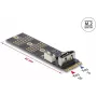 Adaptador M.2 Key B para SATA de 7 pinos (vertical) DELOCK 64290