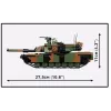 Conjunto de construção Cobi M1A2 SEPV3 Abrams modelo com 1.065 blocos