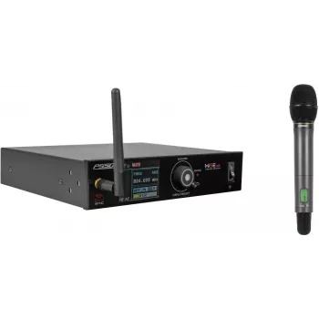 Conjunto de microfone de mão sem fios PSSO WISE ONE microfone dinâmico 823–832 MHz / 863–865 MHz