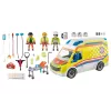 Playmobil 71202 City Life ambulância com luz e som conjunto de brincar adequado para crianças a partir de 4 anos individual