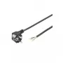 Cabo Goobay CEEE 7/7 preto 5 m CEE7/7 96034 WENTRONIC
