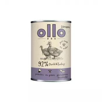 OLLO Umami pato e peru - Ração húmida para cães - 850g