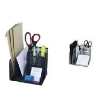 Organizador de secretária Wedo 65 554 prateado metal 1 unidade