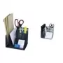 Organizador de secretária Wedo 65 554 prateado metal 1 unidade