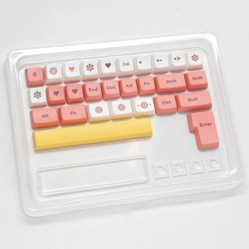 Conjunto de teclas Ducky DCA132-USDAIMDPH1 PBT Dye Sublimation 133 teclas