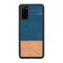Capa para telemóvel Man and Wood Galaxy S20 denim preto