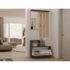 Roupeiro top e shop GAR ANT/ART com 1 porta de abrir, 850×240×1600 mm